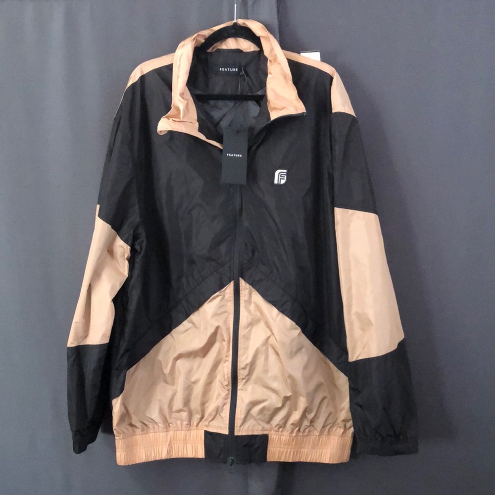 NWT Feature Black Nude  track Jacket XXL